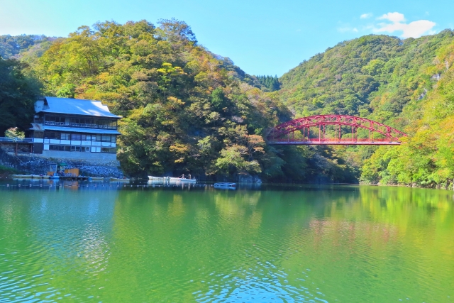 広島県神石高原町の帝釈峡